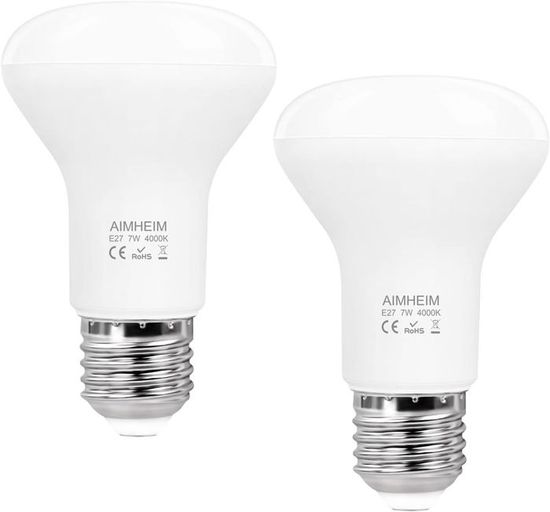 Ampoule LED FILALED Standard A60 6.5W Substitut 50W 610 Lumens Blanc Chaud 2700K E27