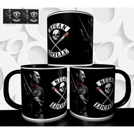 Mug Personnalisé Walking Dead - Tasse à Café Série TV, Céramique Blanche, 325 Ml, Neuf