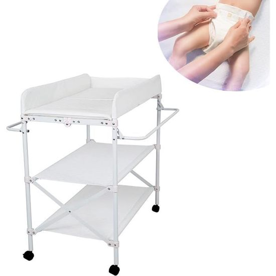Lot De 100 Matelas à Langer Jetables - 33x45.7cm, Ultra Absorbant, étanche, Pour Bébé - 8