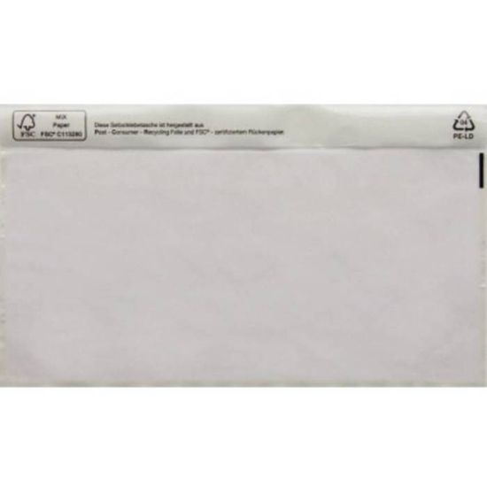Lot De 500 Pochettes A5 Porte-Documents Adhésives "Documents Ci-Inclus" 225x165 Mm Pour Colis Et Expéditions