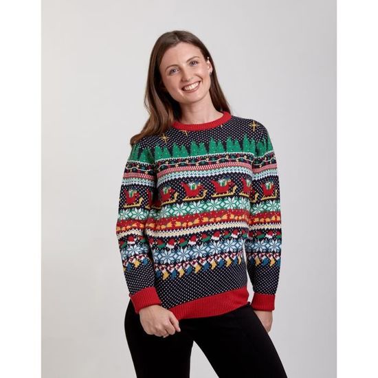 Pull de noel jacquard femme Outlet