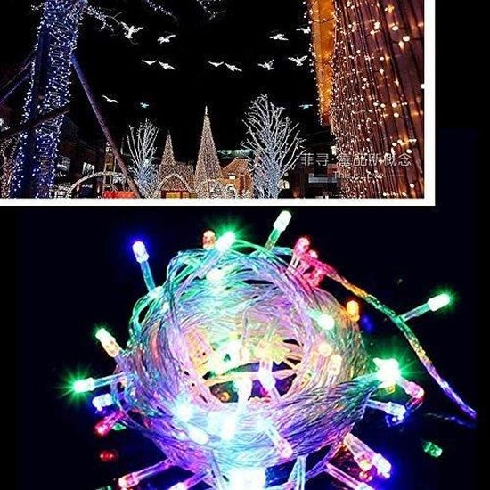 Guirlande lumineuse décorative extérieur 30M 300 LED 8 modes pour sapin de Noël