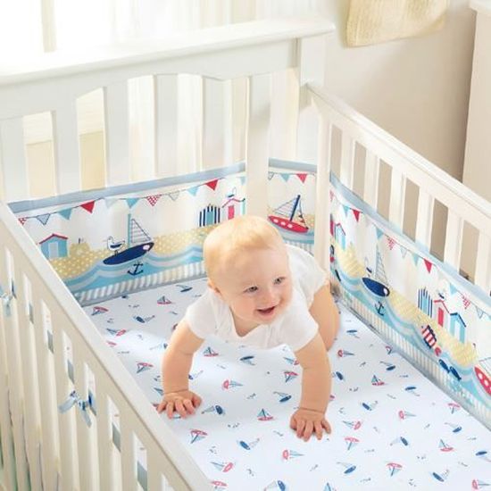 Drap Housse 60x1 Modele Petit Marin Lot De 2 Cdiscount Puericulture Eveil Bebe