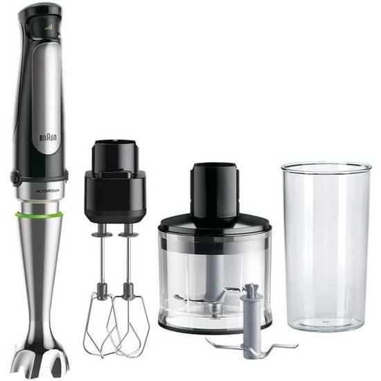 Mixeur Plongeant Braun MultiQuick 7 MQ7035XBI - 1000W Avec Accessoires