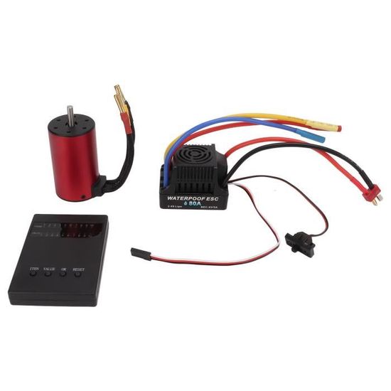 Moteur Balais 3660 3100KV – Haute Puissance & Refroidissement Efficace Pour RC 1/8 1/10, Alliage Aluminium & Cuivre Pur