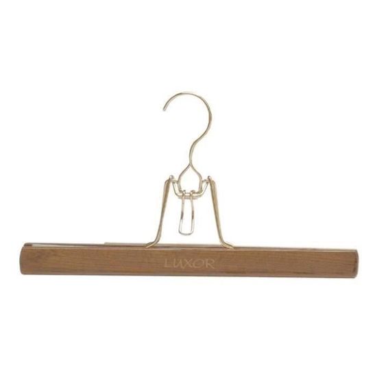 M HOME Cintre Pince jupe en Bois Luxor 32cm Cdiscount Maison