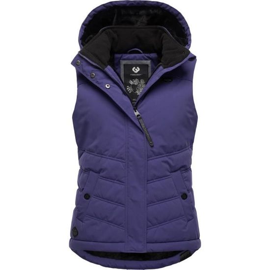 Imperméable 8000mm Coupe-vent Veste Hiver Ragwear Hesty - Matelassée Imperméable Capuche Amovible - Femme Veste Hiver Femme Imperméable 8000mm Coupe-vent Veste Hiver Ragwear Hesty - Matelassée Imperméable Capuche Amovible - Femme Veste Hiver Femme