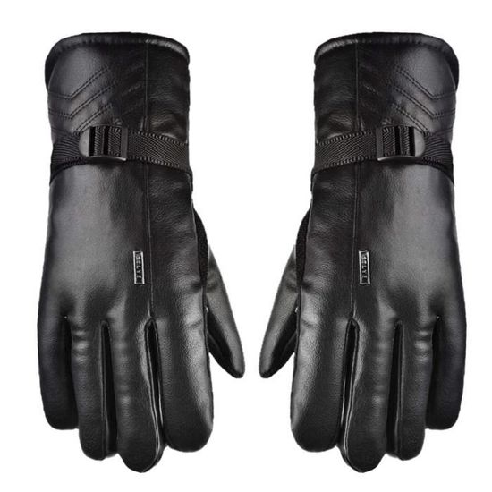Gants En Cuir Bundeswehr - Doublure Synthétique - Tailles S à 3XL - Neuf Avec étiquettes