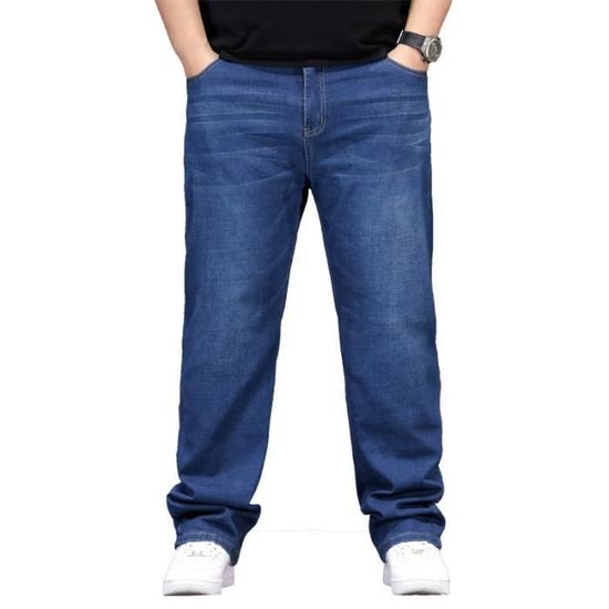 Jean Droit Homme George Taille 36 Jambe 31 - Bleu Délavé - Occasion Très Bon état