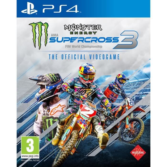 Monster Energy Supercross 3 Jeu Ps4 Achat Vente Jeu Ps4 Monster Energy Supercross Th Cdiscount