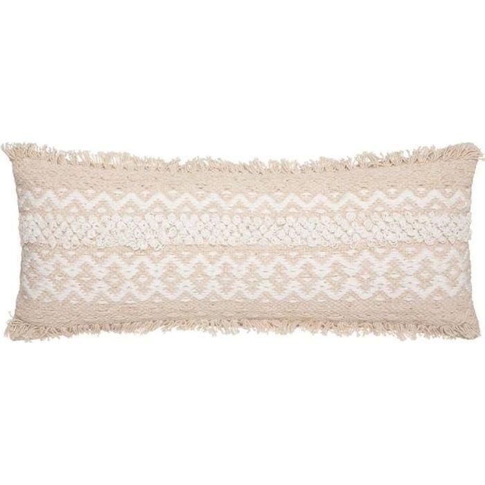 Coussin Coton - 25 x 58 cm - Sable Cuivre