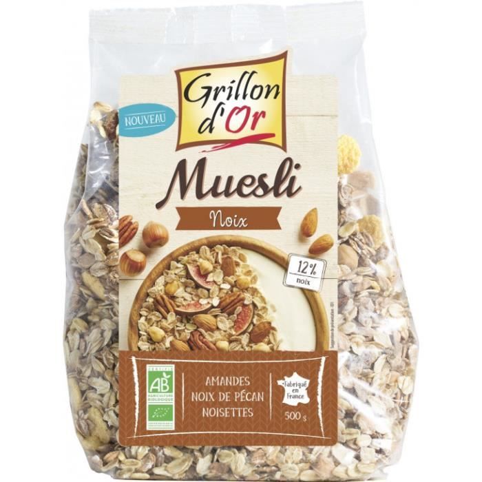 Muesli 3 noix 500gr