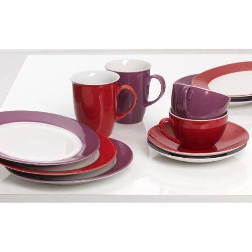 Ritzenhoff - Breker 597226 - COMMUTATEUR KVM - Doppio Service à café Rouge 12 pièces