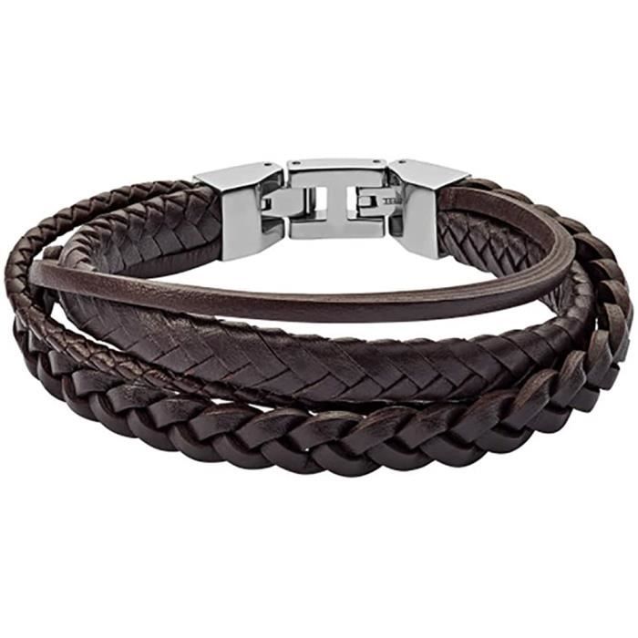 Fossil Homme Sans métal Bracelets multi-rangs JF03190040 178991