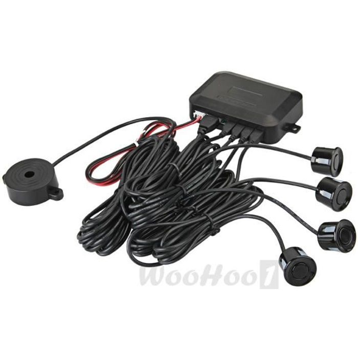 4 Capteurs Parking Stationnement Radar de Recul Voiture Car Arrière Sensors Kit