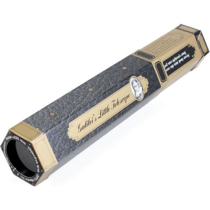 telescope lunette astronomique de galilée pour enfant en carton 6 10 12 ans debutant jouet portable