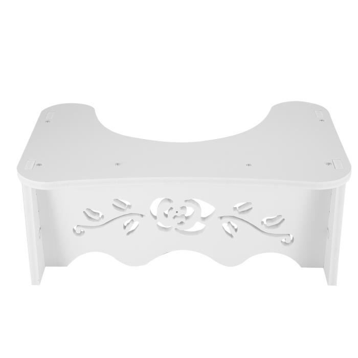 ARAMOX Tabouret de toilette PVC salle de bain toilette aide étape pied chaise étape pied tabouret petit escabeau salle de bain