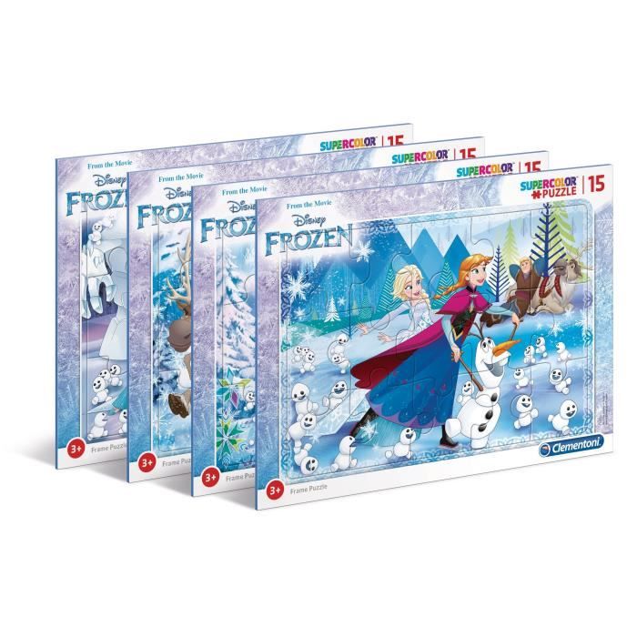 LA REINE DES NEIGES Puzzle Cadre 15 pièces