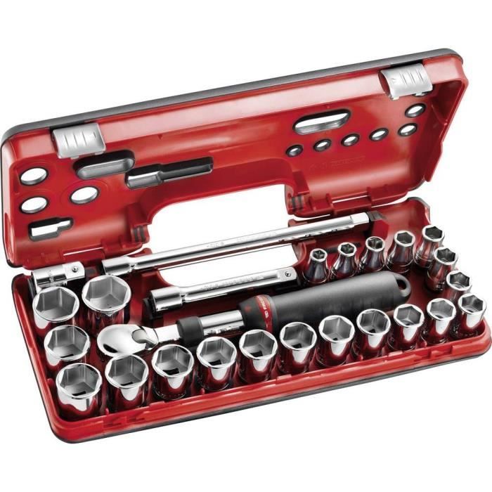 Coffret cliquet extensible Facom SXL.DBOX2 Taille 1/2- (12.5 mm)