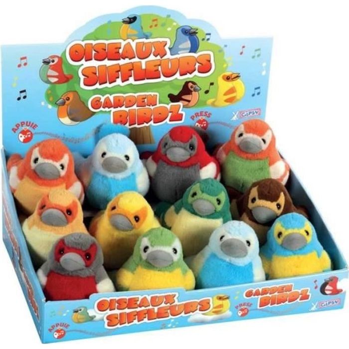 Peluche Les Oiseaux Chanteurs 14cm Taille Unique Coloris Unique
