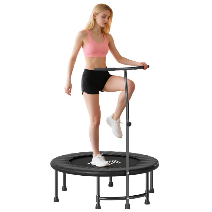 Trampoline de Fitness 100x100x108cm Noir