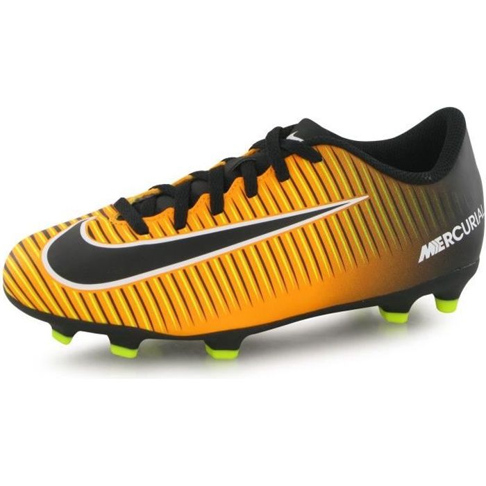 Nike Mercurial Vortex Iii Fg orange, chaussures de football enfant