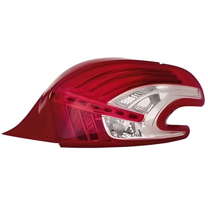 Feu arrière droit pour PEUGEOT 208 phase 2 depuis 2015 gt , à led, (rouge/blanc), Neuf.