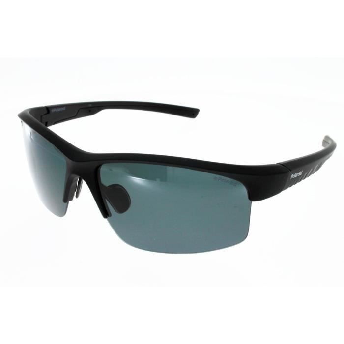 Lunettes de Soleil POLAROID SPORT PLD7018 Noir mat Homme Indice 3 Polarisé