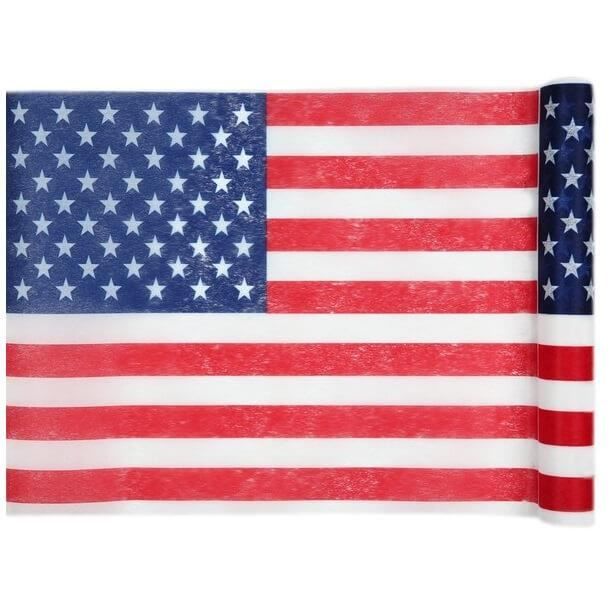 Décoration de table Amérique USA avec chemin de table (x1) R/4846