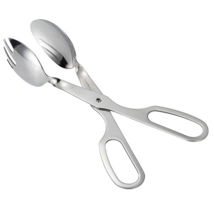 Buffet, pince en acier inoxydable Pince à salade Pain Clamp Clip de service Toong BBQ Nourriture Caketong de cuisine cui