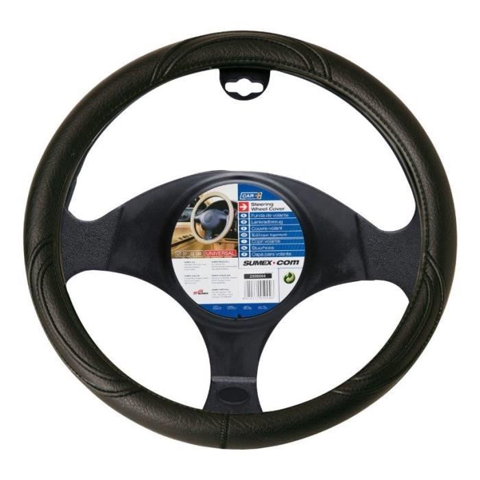 couvre volant PVC noir peugeot 106 - diamètre volant 37/39cm -