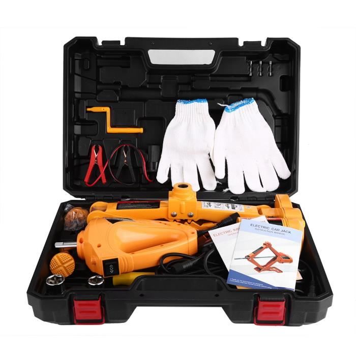 Cric Electrique, 3 Tonnes 12V Cric Electrique Automobile Voiture de Levage pour Equipement d'Urgence SUV CYA11 29
