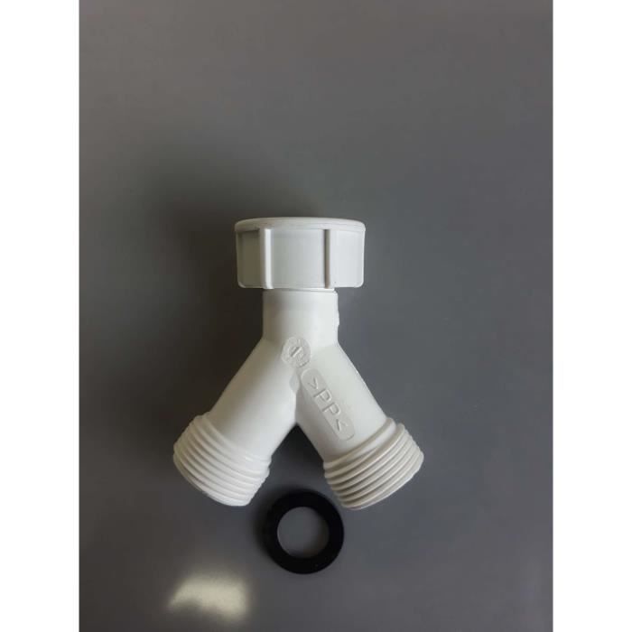 RACCORD D'ALIMENTATION EN Y POUR L'ARRIVÉ D'EAU 3/4 .482236057132 .C00375229 (raccord 20/27)