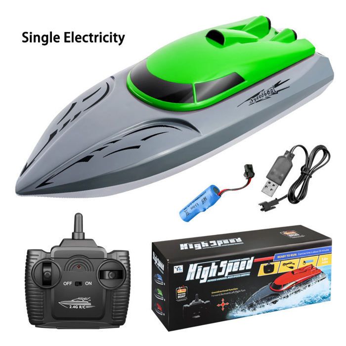 Comparer les prix de Bateaux télécommandés pour piscines Bateaux télécommandés rechargeables 2.4G hors-bord électrique à grande jeux a15