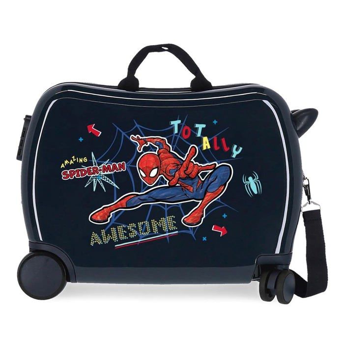 Valise Rigide Fast Forward Marvel Spiderman 20 Pouces - Design Spiderman, ABS - Neuf, Parfait Pour Les Fans
