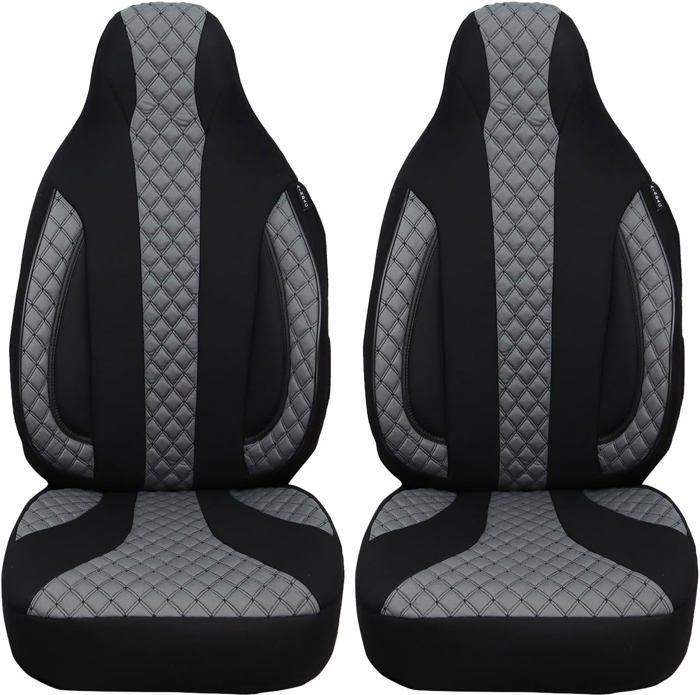 Mossa Housses De Siège Adaptées Pour Seat Leon I, II, III, IV (1999- ) - Housse Siege Voiture Universelles - Couverture Siege - Une-2