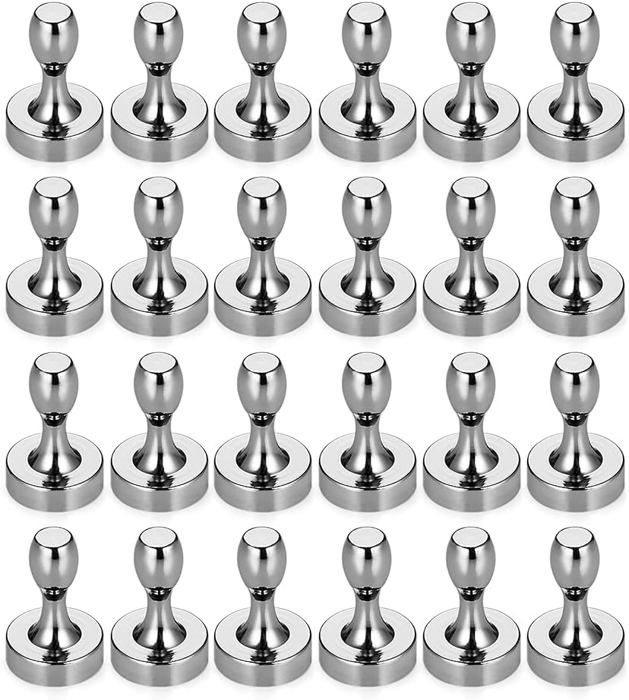 24 Aimants De Réfrigérateur Mignons Animaux - Petits Aimants Frigo Flexibles Et Réutilisables Pour Décoration Cuisine, Bureau Et Tableau Blanc