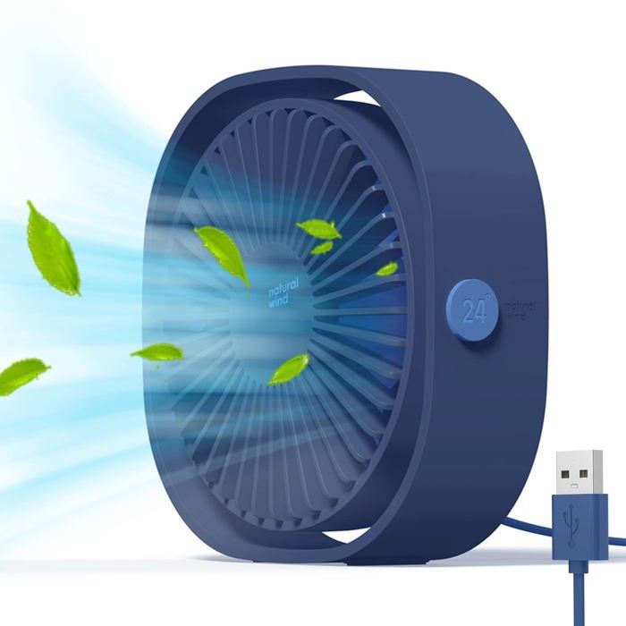 Ventilateur USB Mini Ventilateur Portable Ventilateur Silencieux Ventilateur Bureau 3
