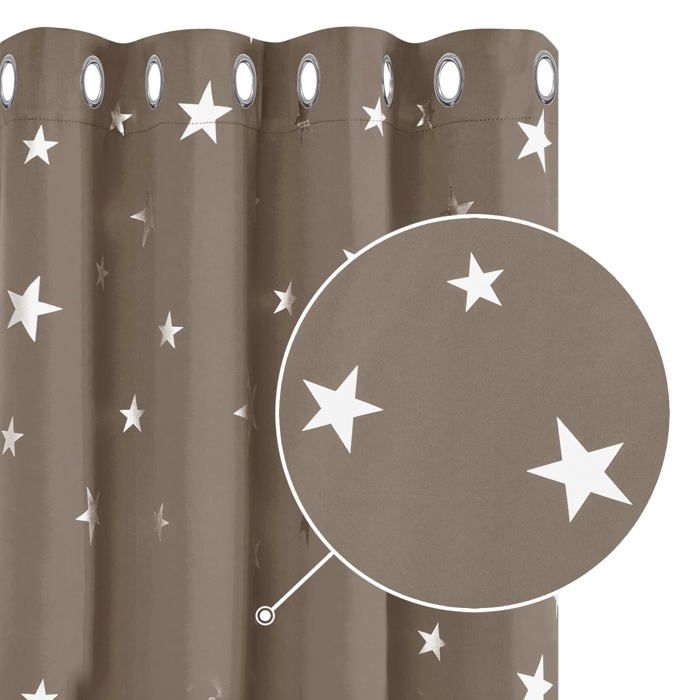 Lot De 2 Rideaux Occultants Motif Dragon Fantasy - 110x215 Cm, œillets Inclus - Pour Salon Et Chambre, Décoration Maison Originale