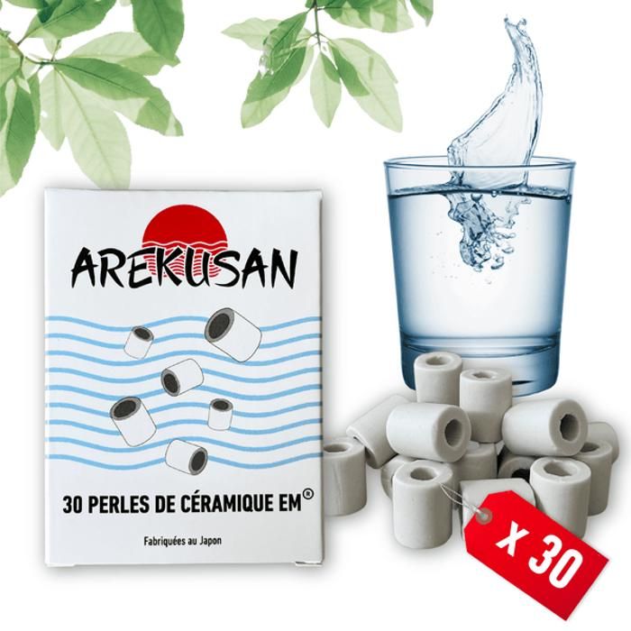 105 Perles De Céramique EM - Filtre à Eau Naturel Pour Carafe, Gourde Et Lave-Linge