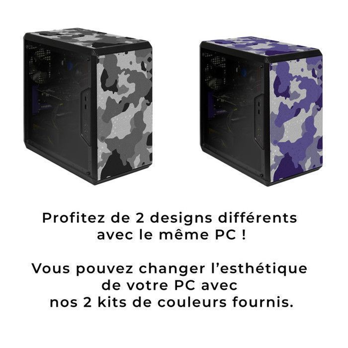 PC Gaming Bleu Jour GHOST Intel® Core™ i5 12400F 8Go DDR4 SSD 512Go RTX 3050 6Go Windows 11