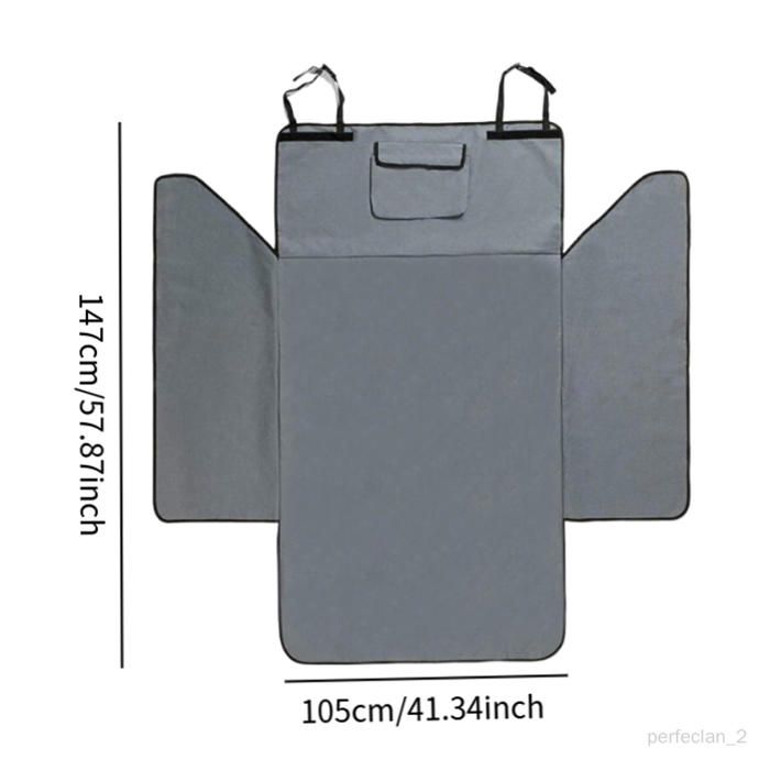 NBRASITD Tapis De Coffre Voiture Pour Chien – Peugeot Partner Tepee – Imperméable, Anti-Rayures, Pare-Chocs & Protection Latérale
