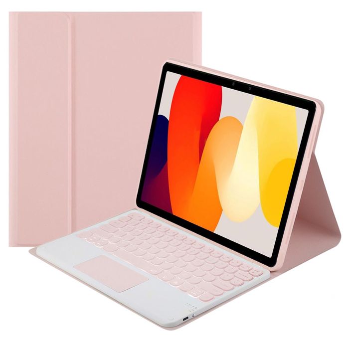 Étui clavier Bluetooth pour Redmi Pad SE (rose)