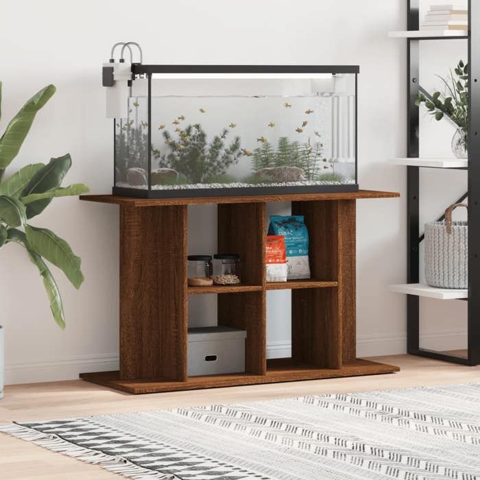 Comparer les prix de Support daquarium - vidaXL - Chêne marron - 100x40x60 cm - Bois dingénierie