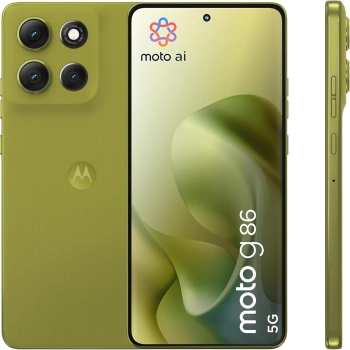 Smartphone Moto g 86 - 256 Go - Écran 667 - Appareil Photo 50 MP - Vert