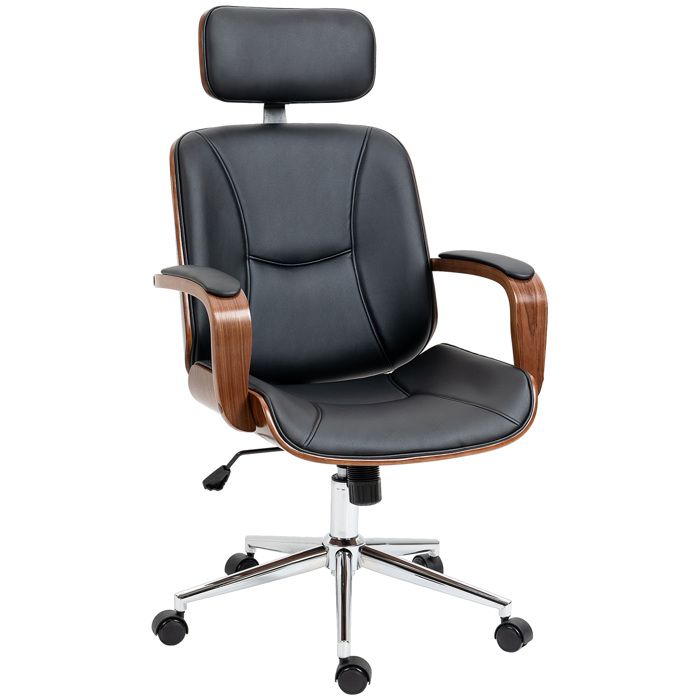 Chaise de bureau ergonomique - MINIMAL - Modèle standard - Dossier haut - Appuie‑tête amovible - Assise rembourrée Chaise de bureau ergonomique - MINIMAL - Modèle standard - Dossier haut - Appuie‑tête amovible - Assise rembourrée