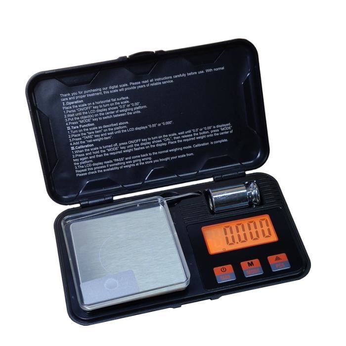 Balance de Poche - QIILU - Mini Balance Numérique - Précision 0,001g