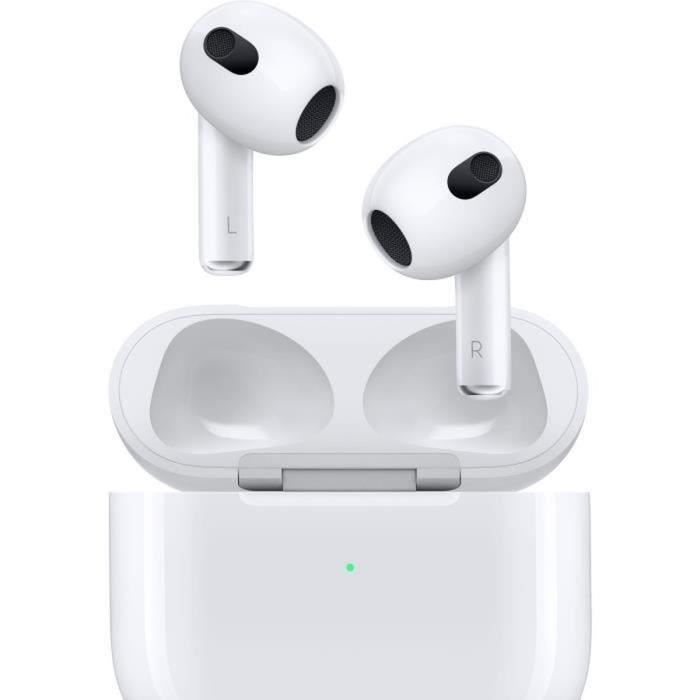 Acheter Apple AirPods 3e génération + boitier de charge- Blanc Reconditionné - 66,99 € Apple AirPods 3e génération + boitier de charge- Blanc Reconditionné - Apple reconditionné disponible sur Cdiscount Seconde Vie