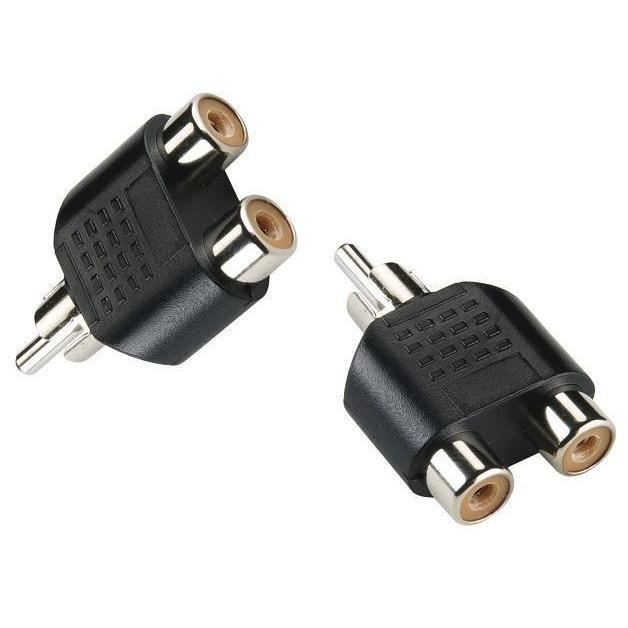 Adaptateur Rca Male Male Vers Double Sortie Rca Fe Cable Tv Video Son Avis Et Prix Pas Cher Cdiscount