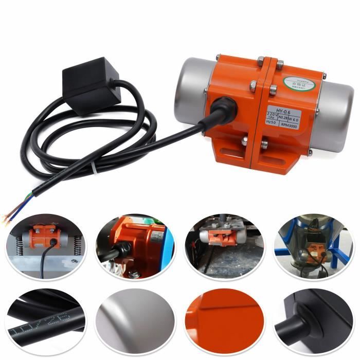 Moteur Vibrant DC 12V/24V 3800RPM - Double Excentrique, Régulateur Inclus - Pour Projets DIY, Silencieux